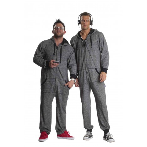 Black and Grey Sports Utility Casual onesie