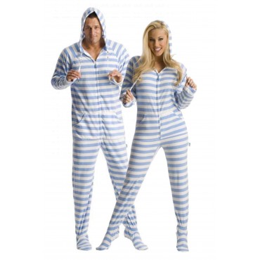 Striped Pajama Onesie