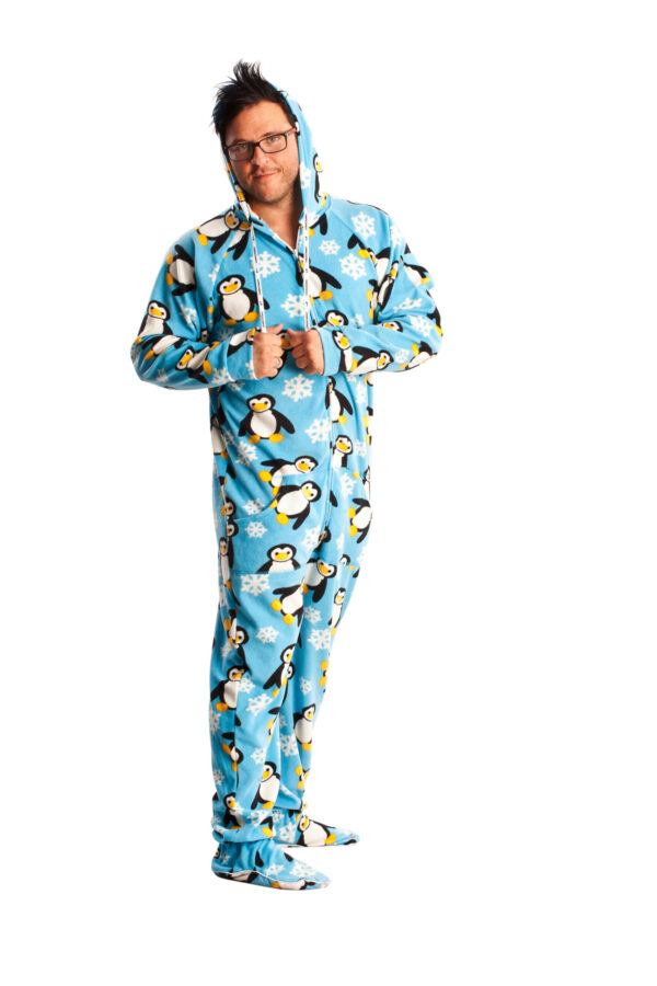 Penguins Adult Footed Onesie Pajamas - Image 6