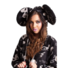 EDM Deadmau5 in Black Adult Footed Onesie Pajamas