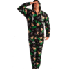 Money Hooded Adult Pajamas