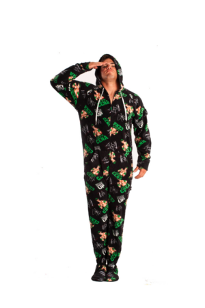 WWE John Cena Adult Footed Pajamas