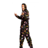 Electric Guitar Printed Adult Footed Pajama Onesie