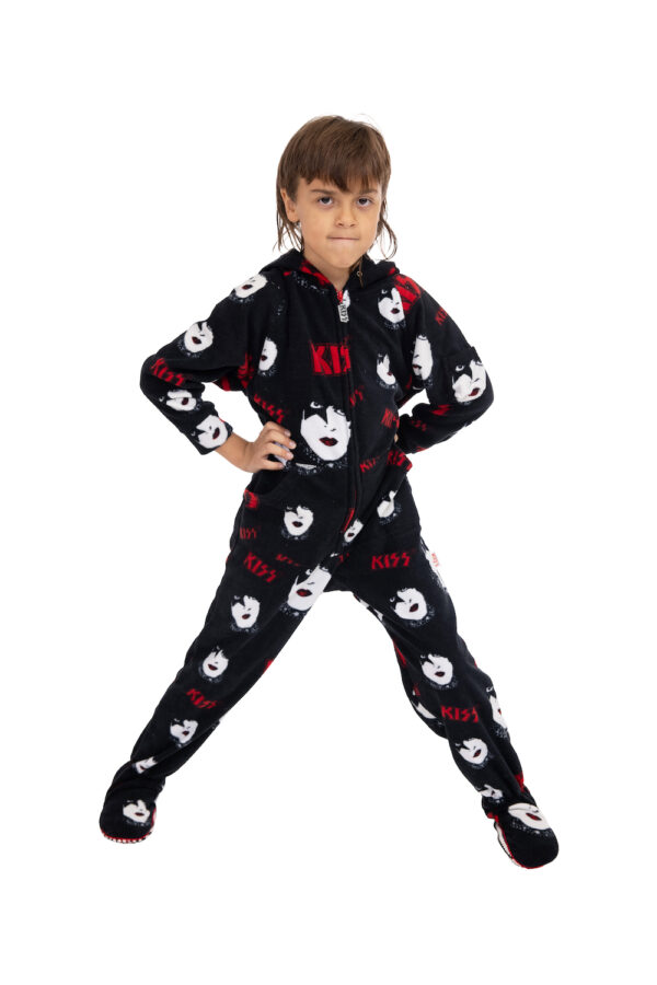 Rock Star Printed Footed Pajamas for Kids