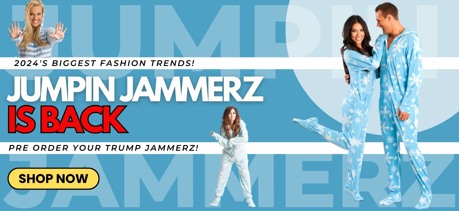 Jumpin Jammerz since 1998 - footedpajamas, one piece pajamas, adult size onesie pajamas